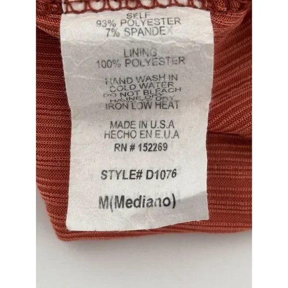 Y2K Copper Metallic Dress M Cowl Neck Mini Strappy Open Back Festival Going Out - Picture 3 of 9